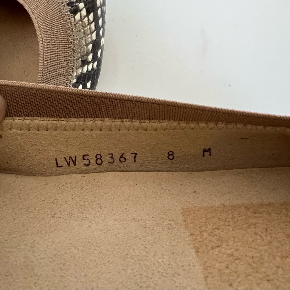 Stuart Weitzman Women's Snake Python Embossed Bal… - image 8